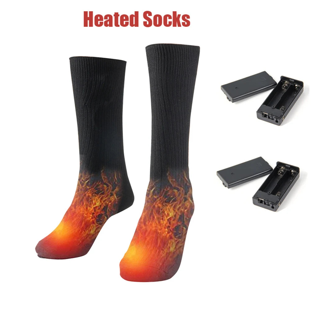 3V Heated Thermal Socks – Battery-Powered Winter Foot Warmers for Men & Women