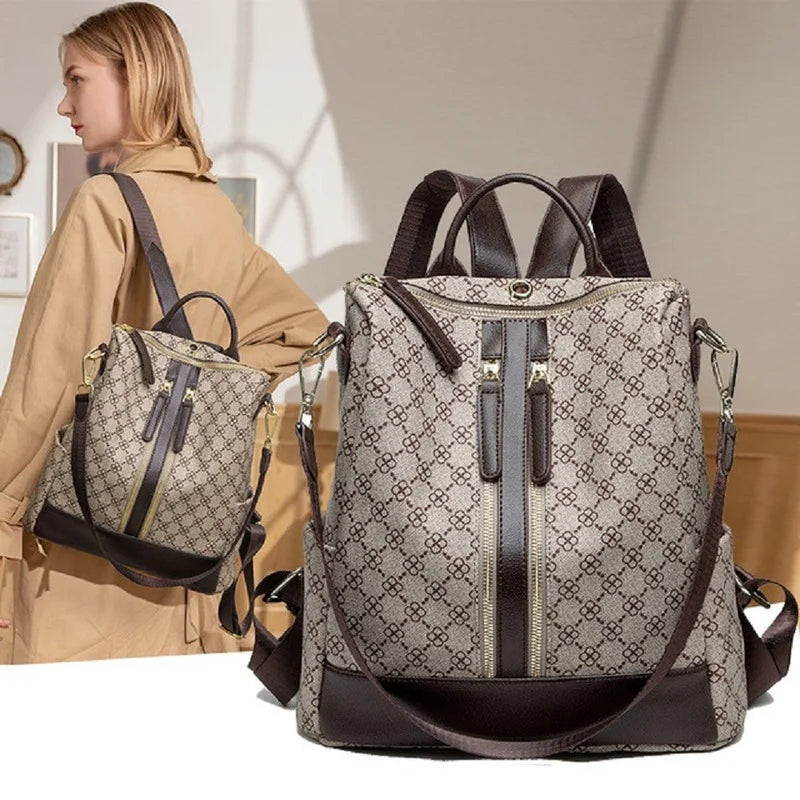 Women's Vintage Anti-Theft Backpack