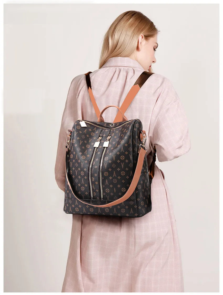 Women's Vintage Anti-Theft Backpack