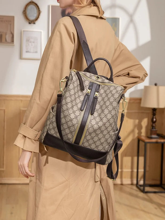 Women's Vintage Anti-Theft Backpack