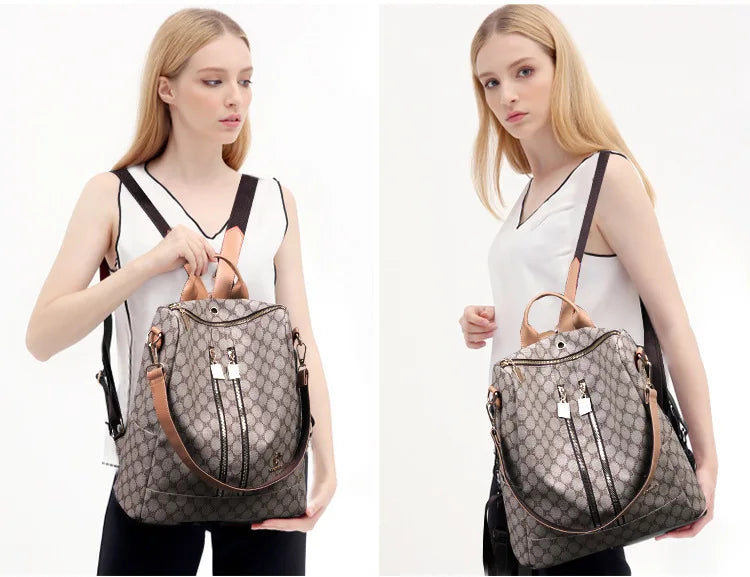 Women's Vintage Anti-Theft Backpack