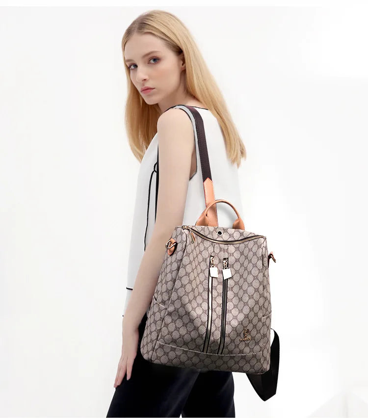 Women's Vintage Anti-Theft Backpack