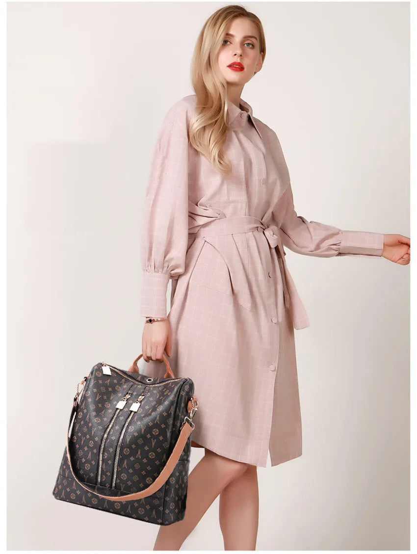 Women's Vintage Anti-Theft Backpack