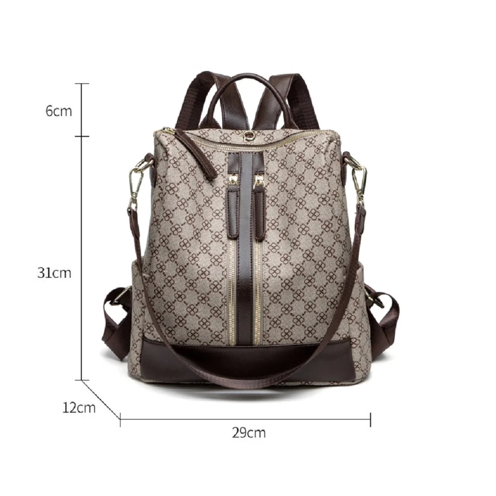 Women's Vintage Anti-Theft Backpack