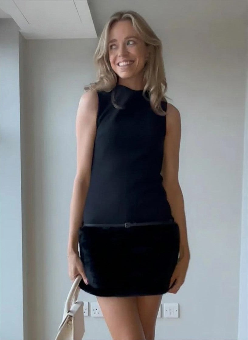 Women's Sleeveless Slim Fit Mini Dress